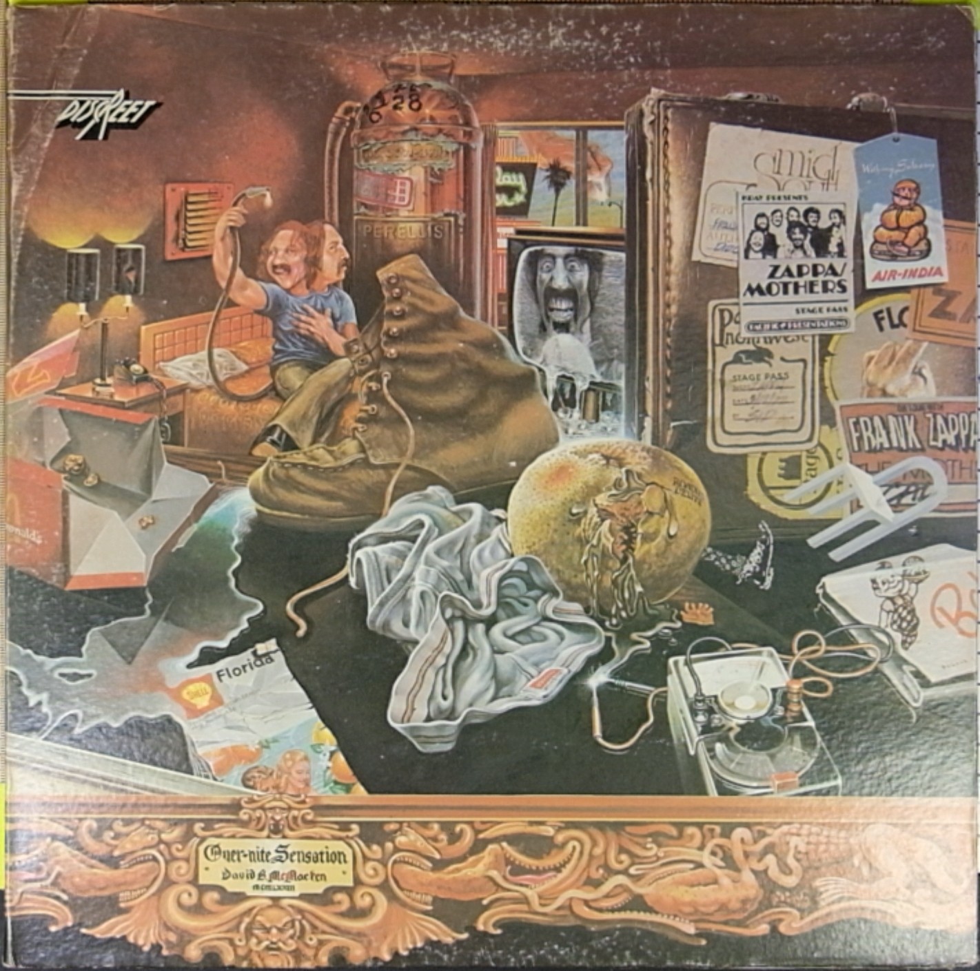 Frank Zappa The Mothers Over-Nite Sensation 1973 Reprise MS 2149 Vinyl LP Record