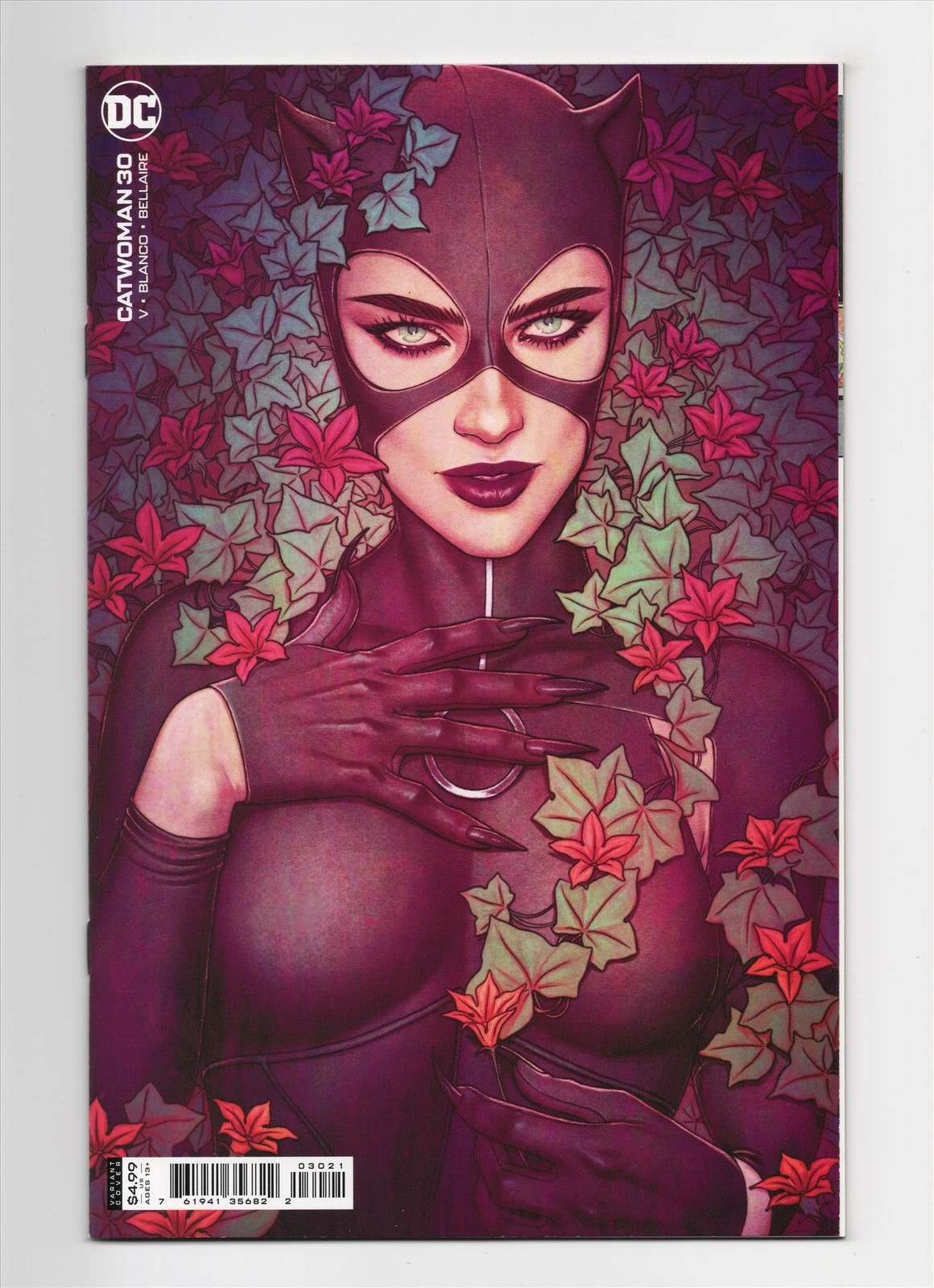 Catwoman #30 quasi nuovo + Jenny Frison variante 2021 copertina B DC Comics