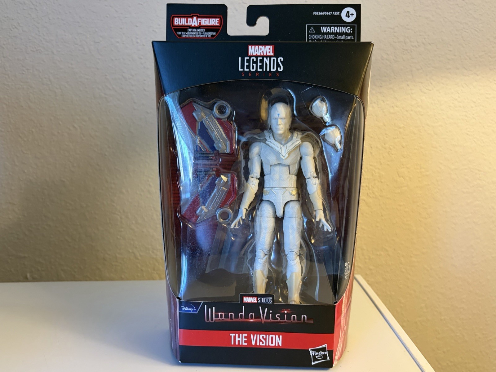 Hasbro Marvel Legends Modellino WandaVision White Vision 6" nuovo sigillato