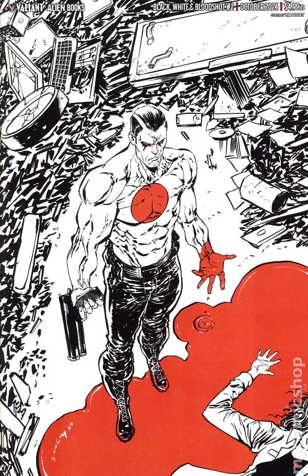 Black White and Bloodshot #2E quasi nuovo 2024 immagine stock