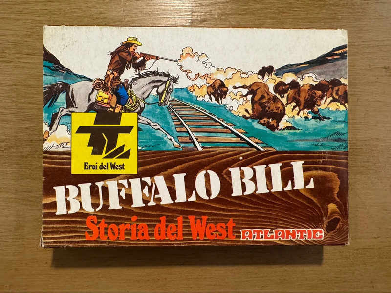 Soldatini Atlantic Buffalo Bill 1102 Storia del West HO 1:72 anni 70