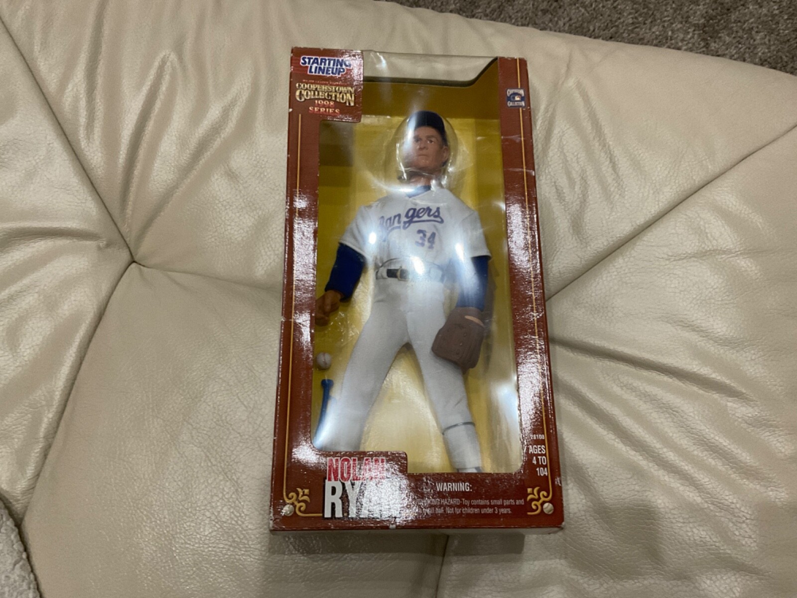 Nolan Ryan Starting Lineup Cooperstown Collection 12 Inch Texas Rangers New NIB