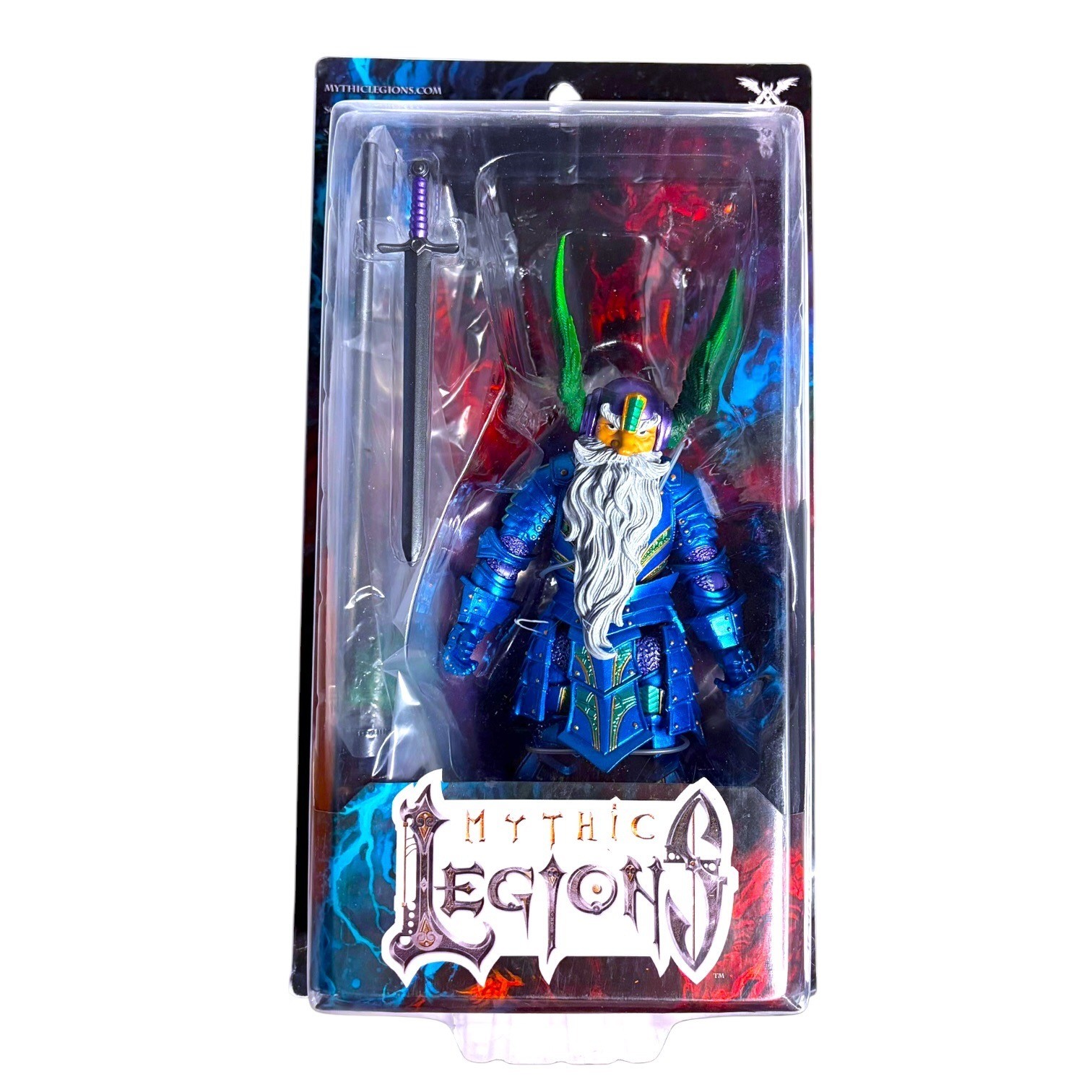 Mythic Legions Jorund Runeshaper Modellino Quattro Cavalieri Studios Nano NUOVO