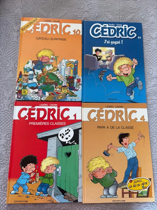 Lot de 4 bd Cédric