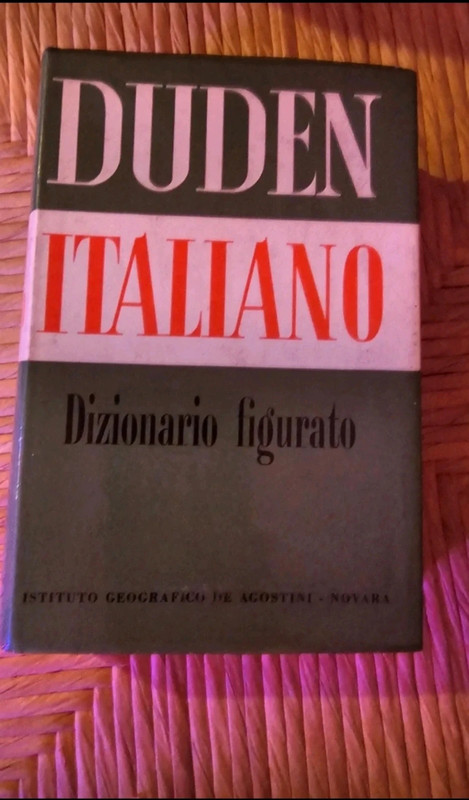 Duden Italiano Dizionario Figurato Istituto Geografico De Agostini