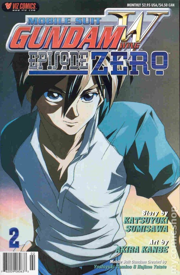Mobile Suit Gundam Wing Episodio Zero #2 VG+ 4.5 2001 Immagine Stock Basso Grado