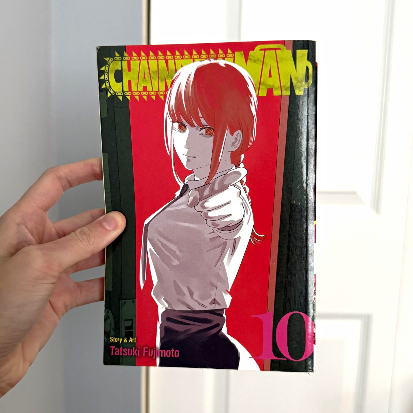 Motosega Media Uomo Vol. 10 manga con copertina morbida (inglese) di Tatsuki Fujimoto
