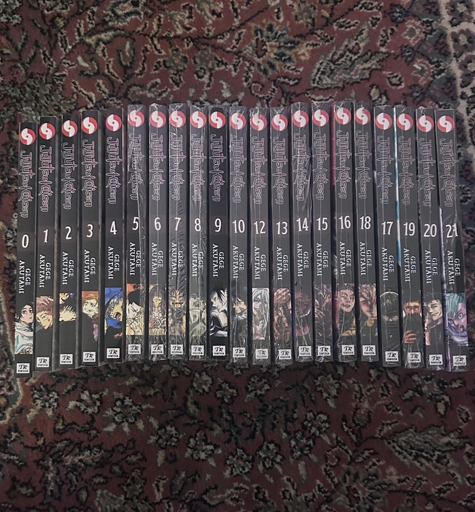 Jujutsu Kaisen Manga Inglese Vol 0-21 Set (manca solo #11), Vol 5-21 Nuovo