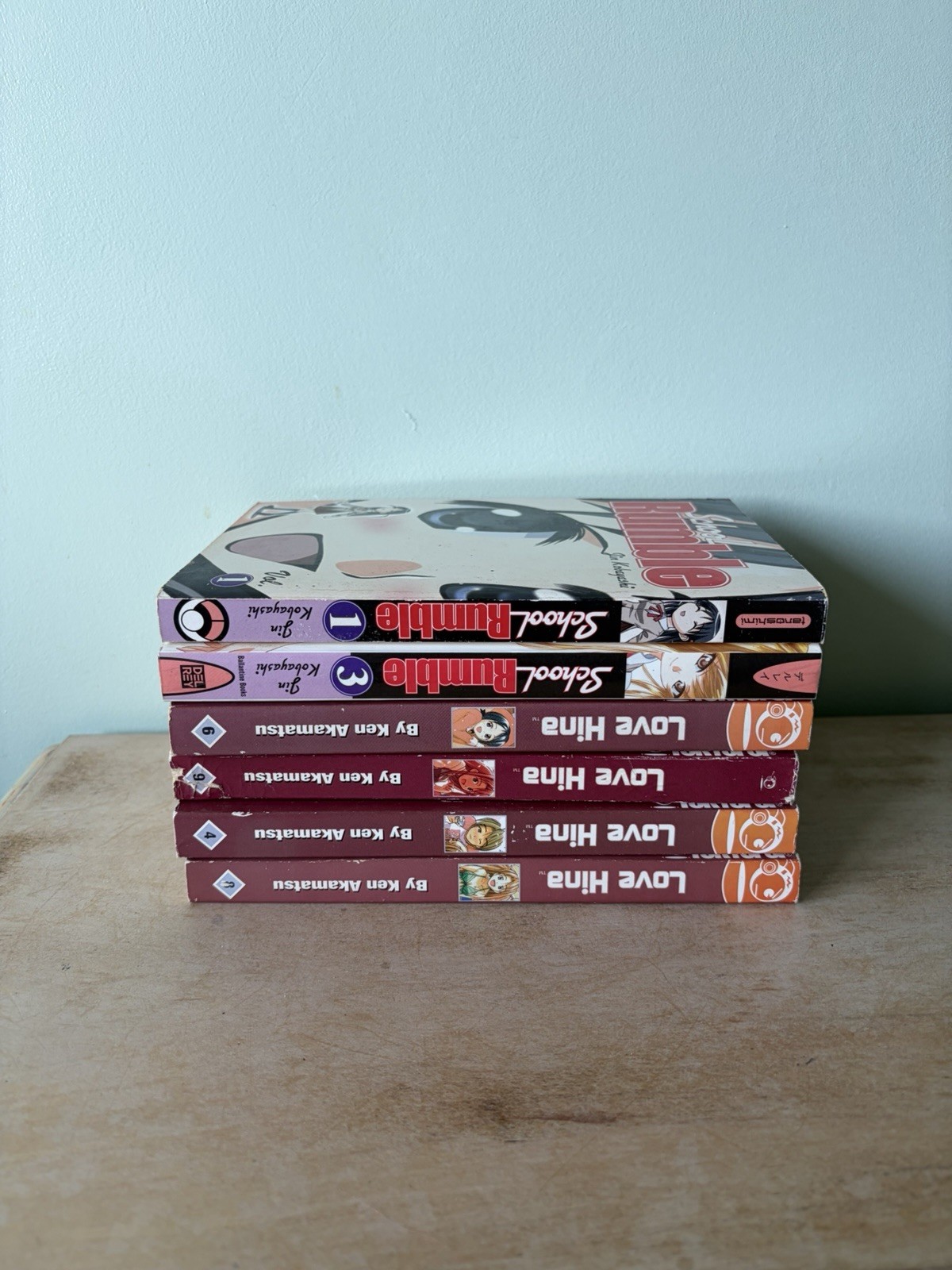 2000s School rumble/ Love Hina Manga Anime Book Bundle