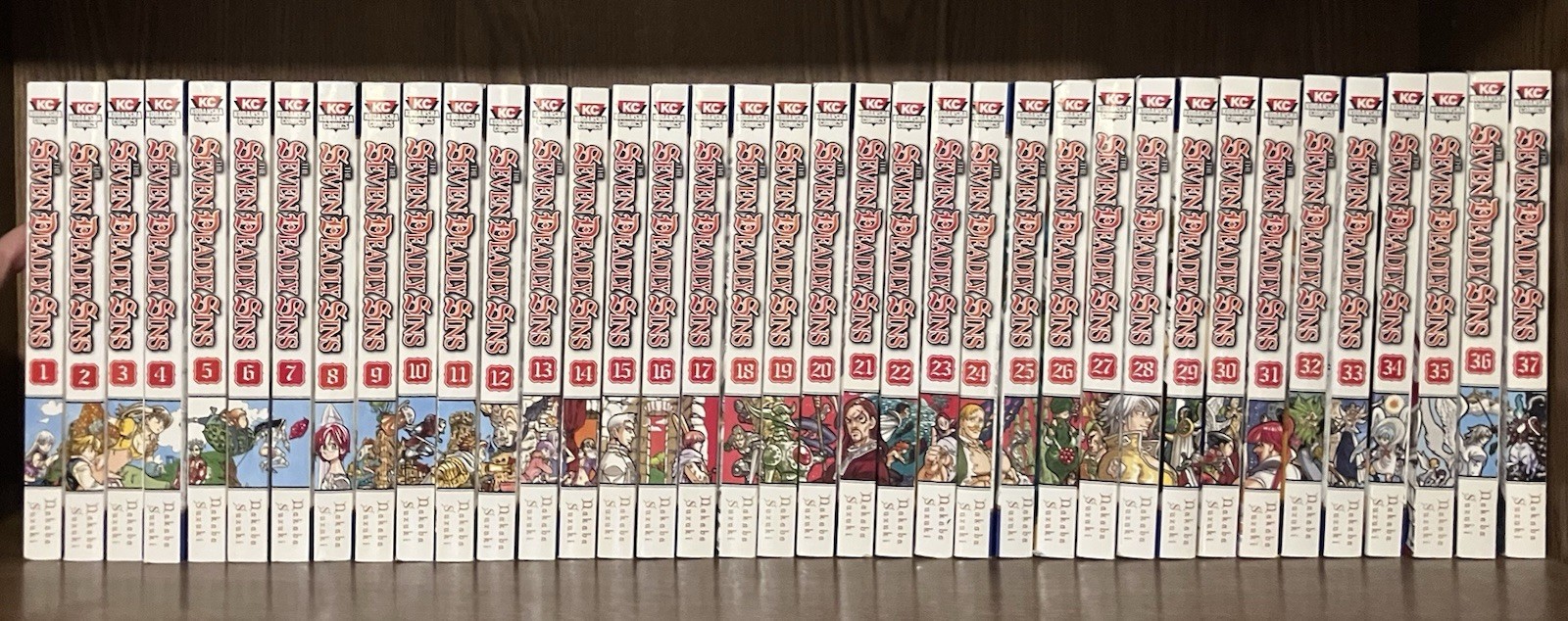 The Seven Deadly Sins lotto volumi 1 - 37 manga inglese PB Kodansha fumetti belli
