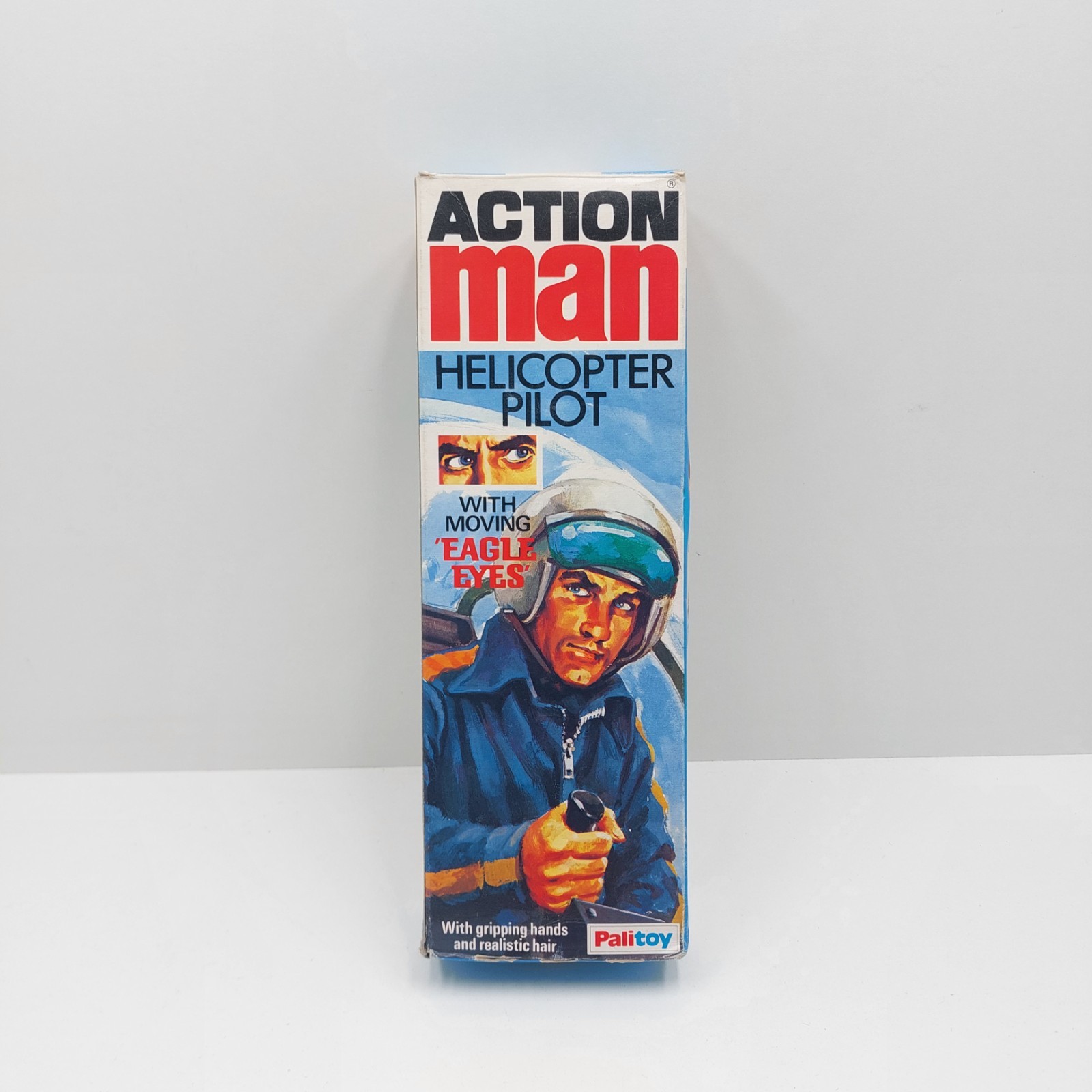 action man 1964 Helicopter pilot avec sa boite d'origine