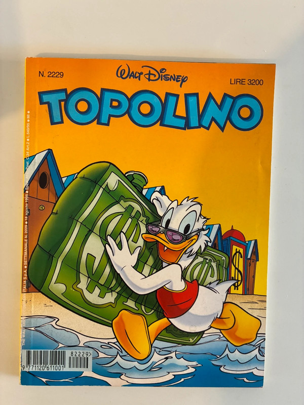Topolino 2229 fumetto Walt Disney 1998 ottime condizioni