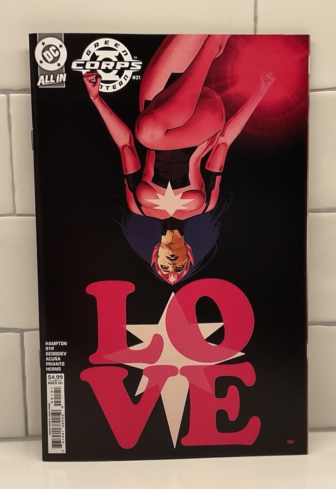 GREEN LANTERN CORPS #21 CVR B JORGE FORNES CARD STOCK VARIANT UNREAD