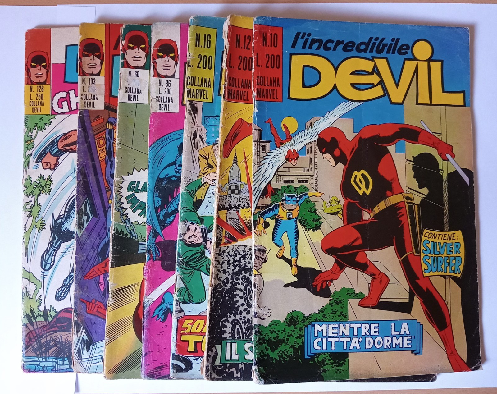 BLOCCO DEVIL CORNO DAL 10 AL 126 (NO UOMO RAGNO )