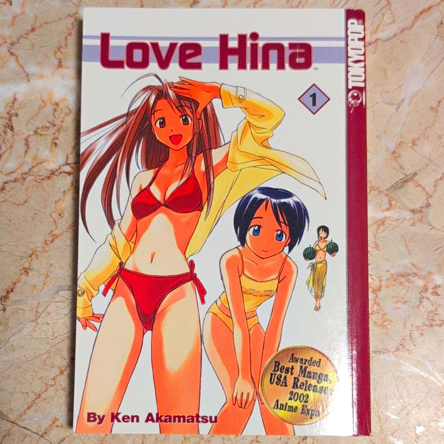 Love Hina Vol. 1 #1 Manga TPB Commedia Inglese Bianco e Nero di Ken Akamatsu