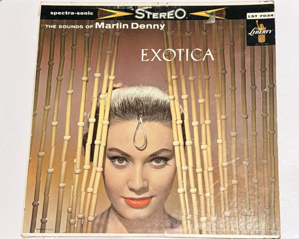 MARTIN DENNY Exotica LIBERTY LST-7034 stereo, black label