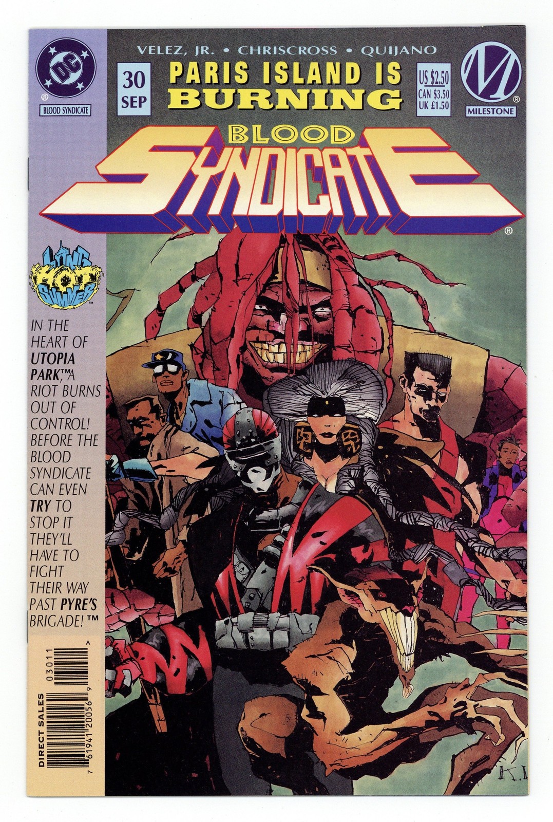 Blood Syndicate Milestone #30 NM- 9.2 1995