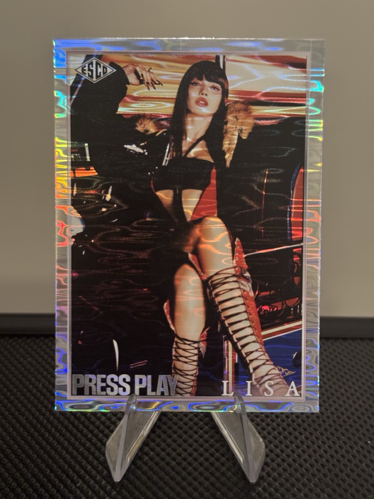 2026 Esco Lisa Blackpink Pressplay #49 Silver Magma Foil