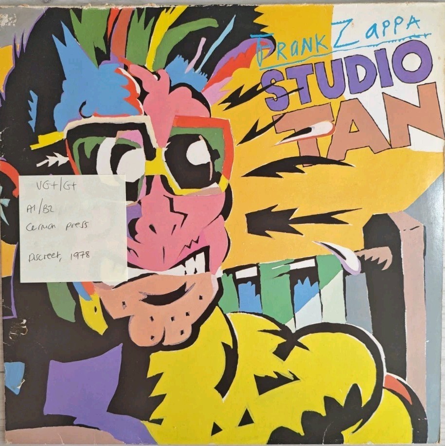Frank Zappa Studio Tan Vinyl Record VG+/G+ DIS59210 1978