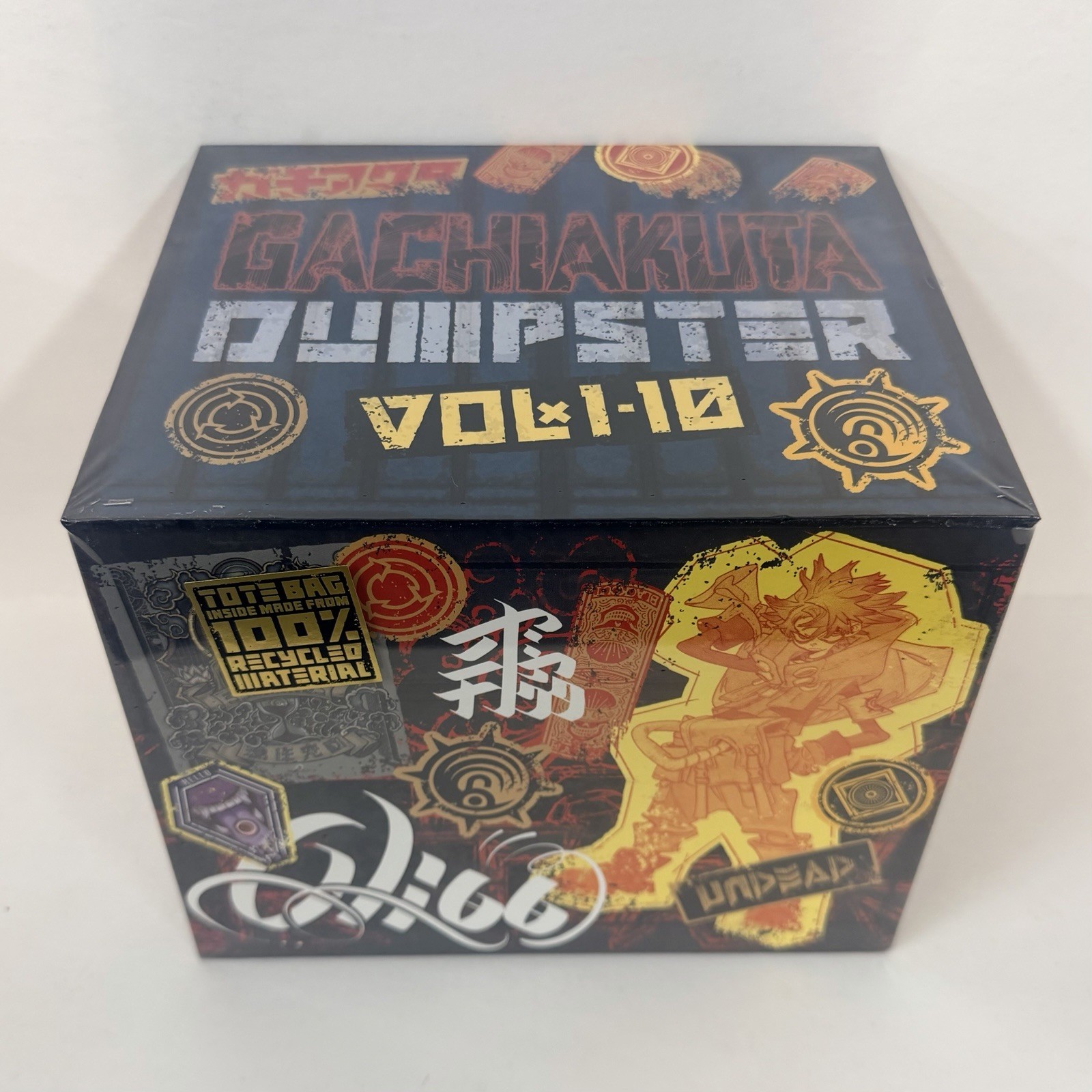 Gachiakuta Manga Dumpster Box Set Include Volumi 1-10 + Tote Inglese Sigillato