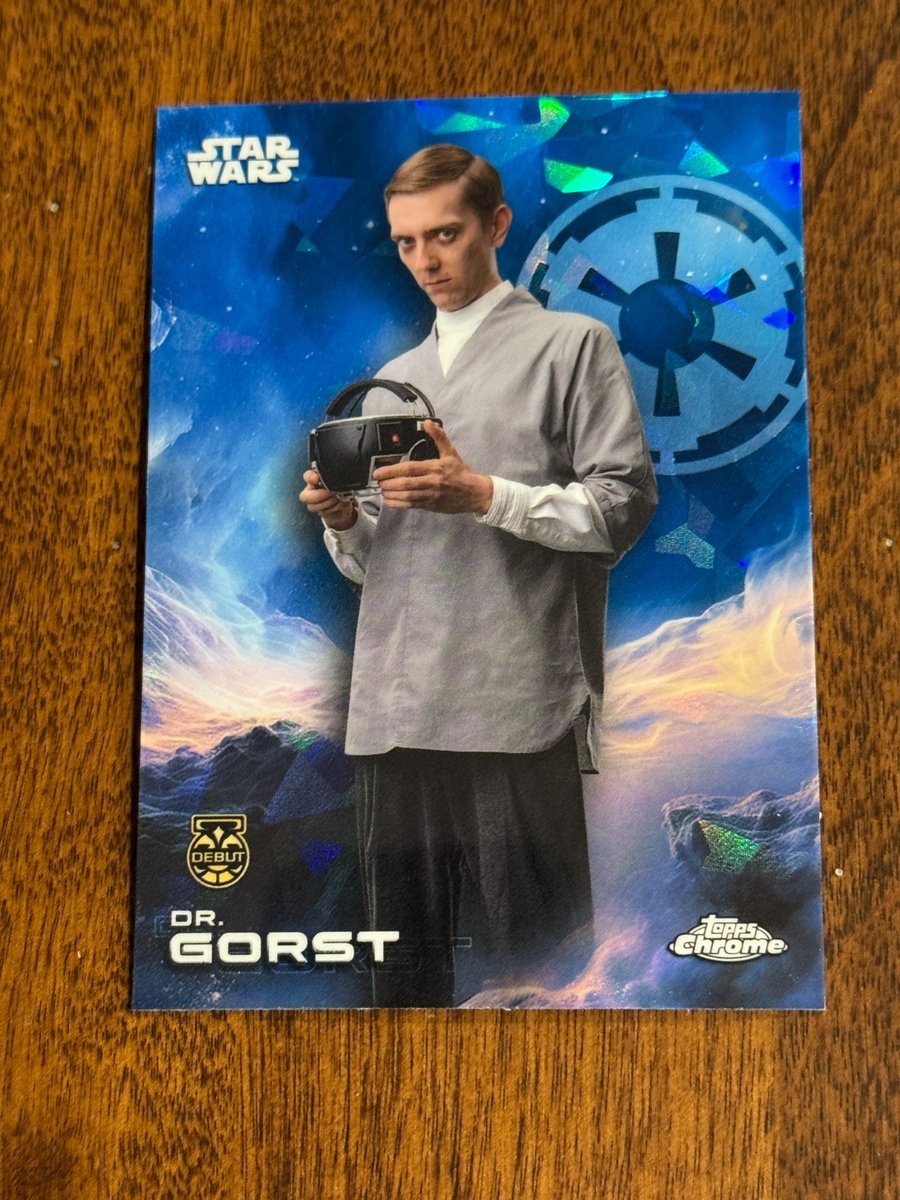 2025 Topps Chrome Star Wars Sapphire Dr. Gorst #34