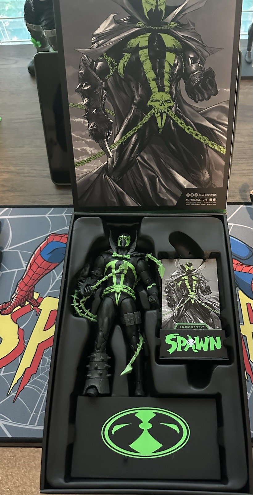 Mcfarlane Shadow Of Spawn BBTS Exclusi 3000 Pezzi Edizione Limitata In Mano