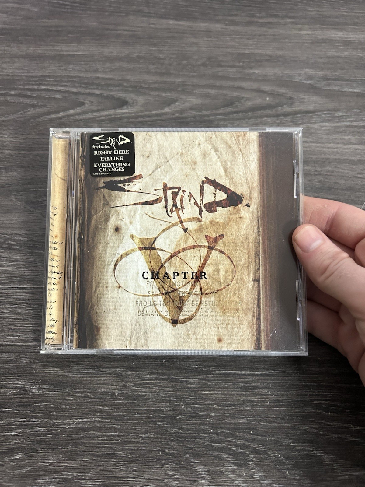 Staind Chapter V CD Promo Stamped edition rare 2005 Atlantic Records