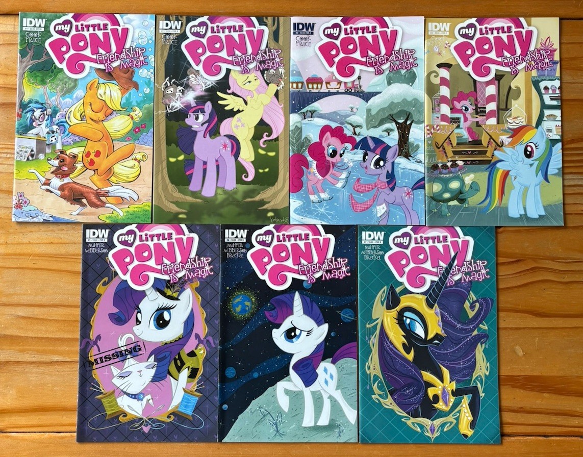 MY LITTLE PONY: FRIENDSHIP IS MAGIC 1-7! All Cover B! Nice Copies! See Pics!