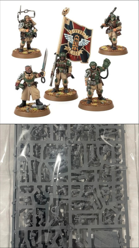 Cadian command squad, Astra Militarum