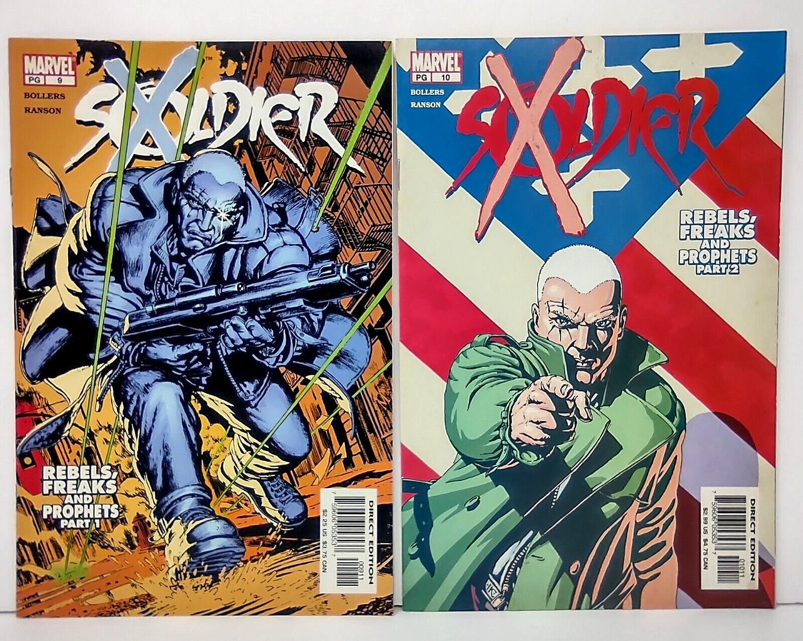 Soldier X Volume 1 Issue 9 And Issue 10 Marvel Comics 2003 Cable 2 Part Story