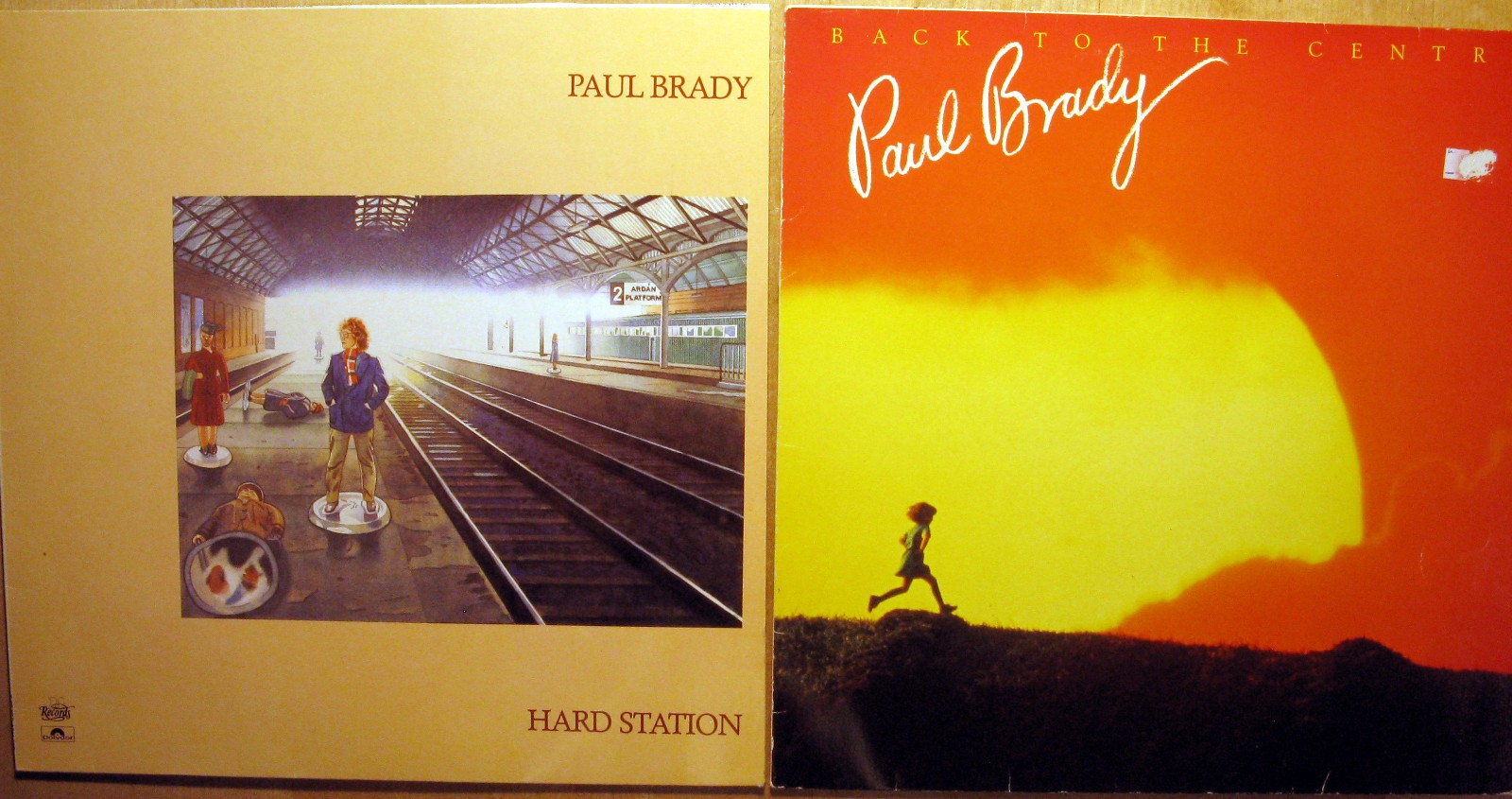 2 x Paul Brady * Hard Station / Back To The Centre