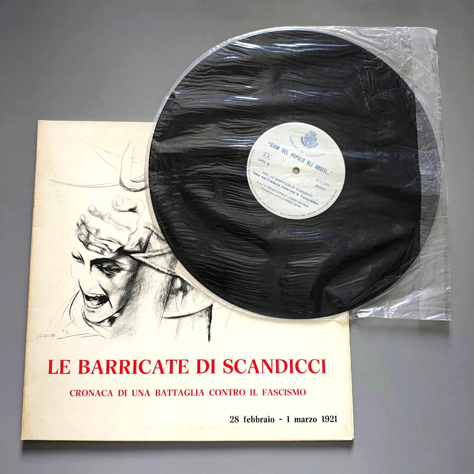 💿 LP • LE BARRICATE DI SCANDICCI • Cronaca di una battaglia contro il Fascismo
