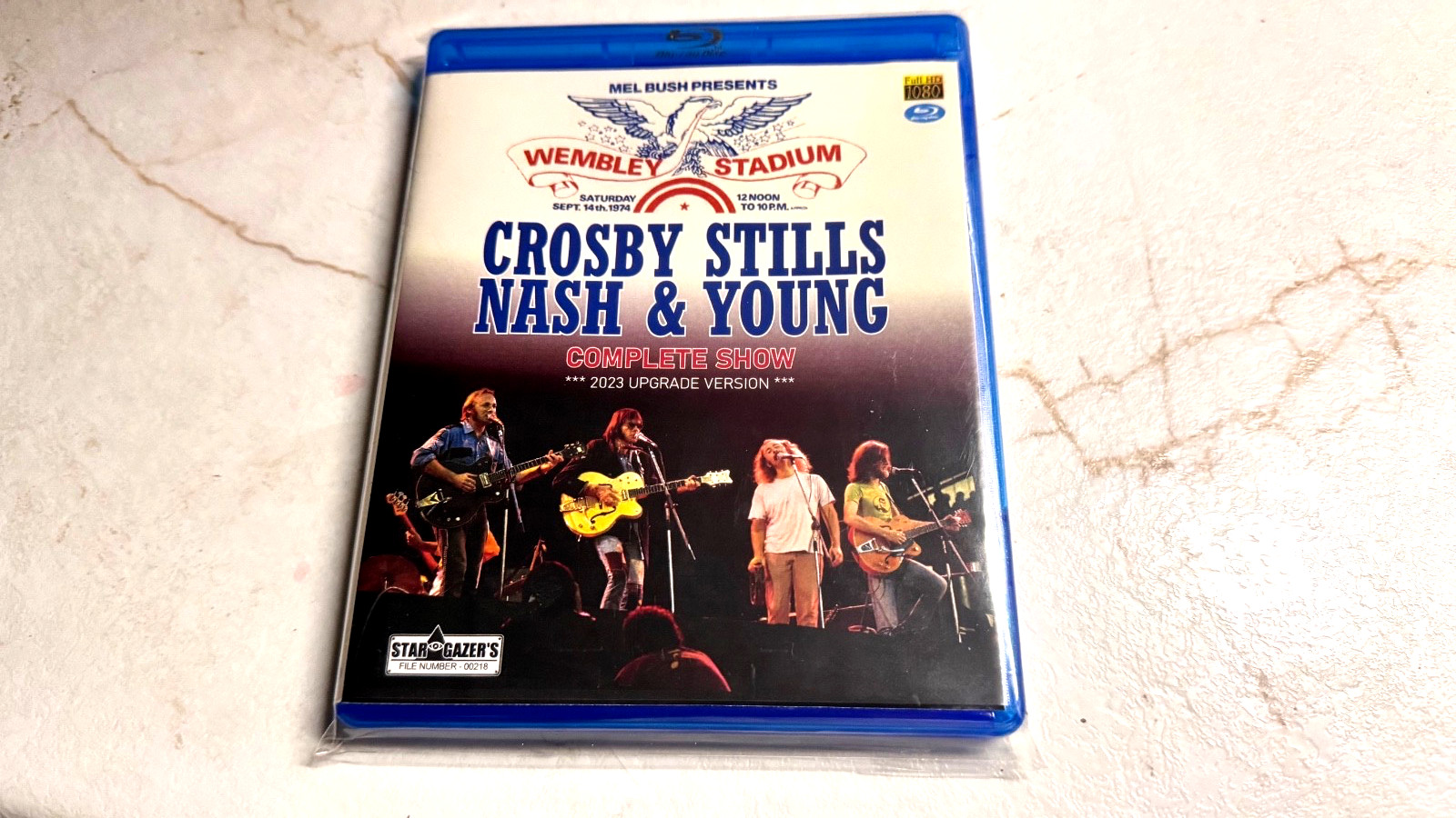 CROSBY STILLS NASH & YOUNG    LIVE AT WEMBLEY STADIUM  COMPLETE SHOW  BLU RAY CD
