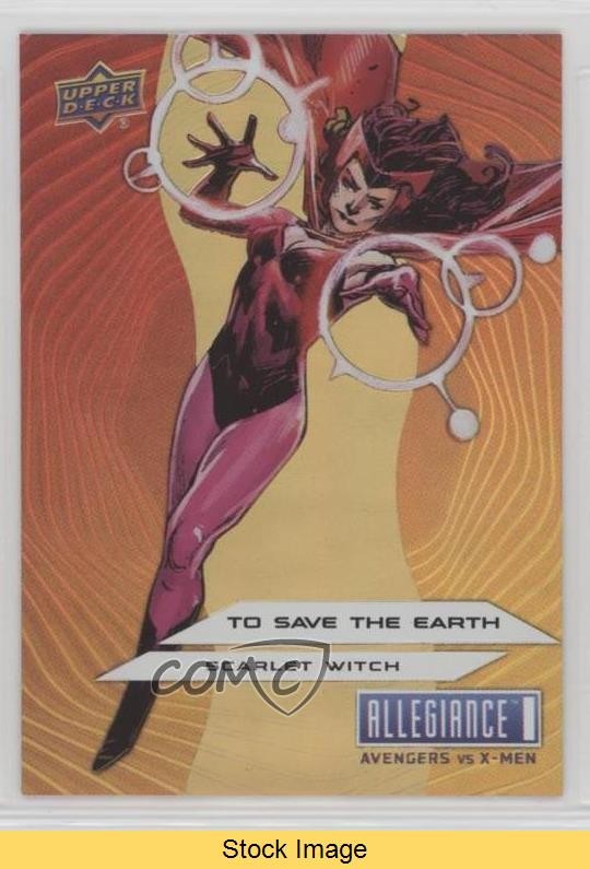 2023 Allegiance Avengers vs X-Men To Save the Earth Scarlet Witch #TE7 READ 0kr0