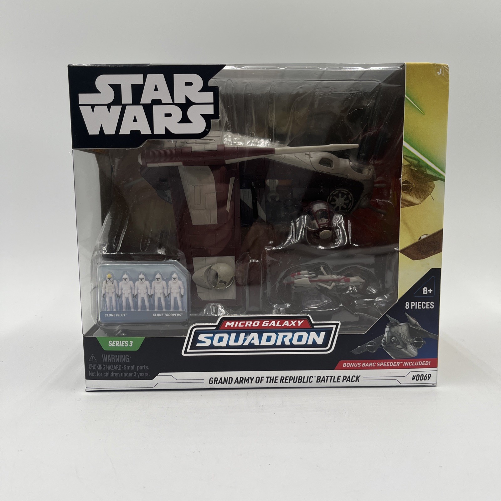 Star Wars Micro Galaxy Squadron Grand Army of the Republic Battle Pack 8pz