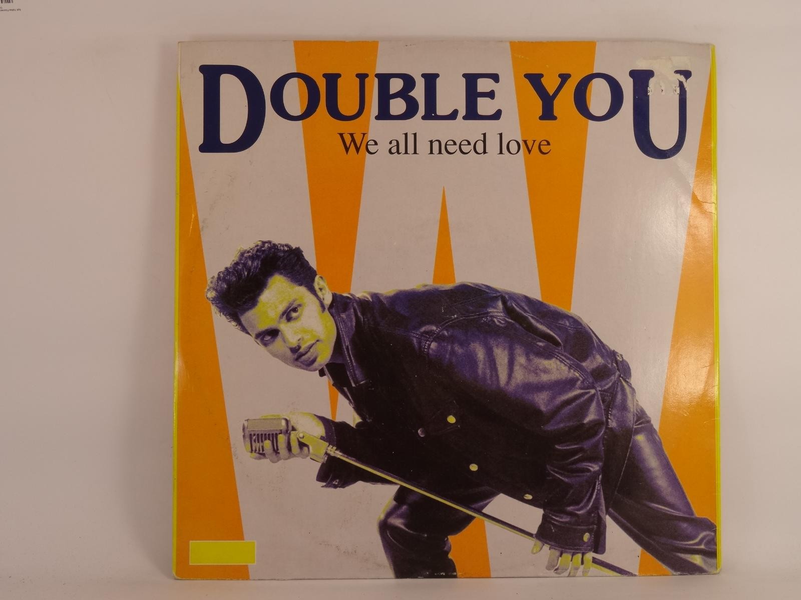 DOUBLE YOU WE ALL NEED LOVE (69) 4 Track 12" Single plus Picture Sleeve ZYX