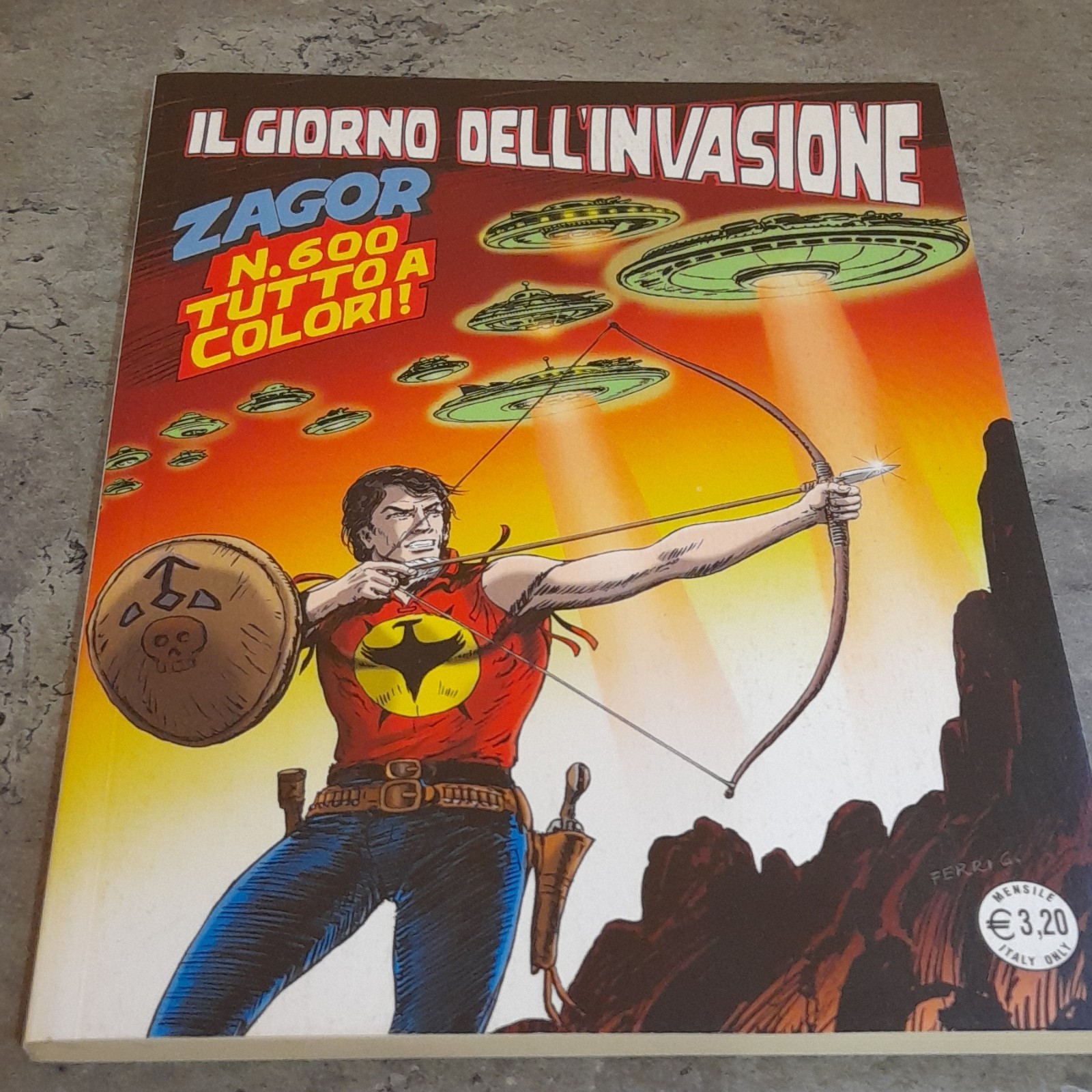 ZAGOR 651 IL GIORNO DELL'INVASIONE TUTTO A COLORI SERGIO BONELLI