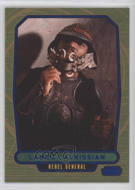 2012 Topps Star Wars Galactic Files blu 43/350 Lando Calrissian #156 2k3