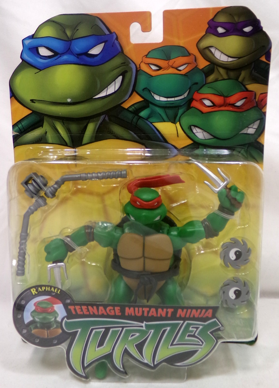 2023 Playmates TMNT 2003 Reissue Raphael Action Figure 4.5" Nuovo Sigillato