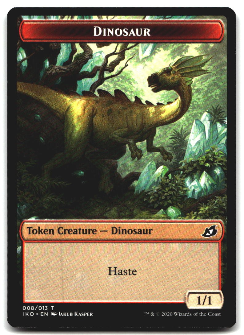 Gettone Dinosauro 8 Ikoria: Tana dei Behemoth T NM Magic: The Gathering