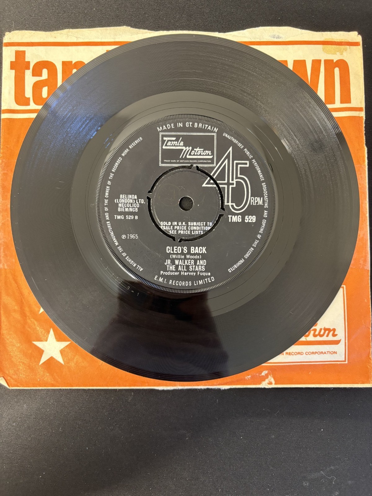 Junior Walker & The All Stars - TMG 529 UK Soul 45 (Clips Included)