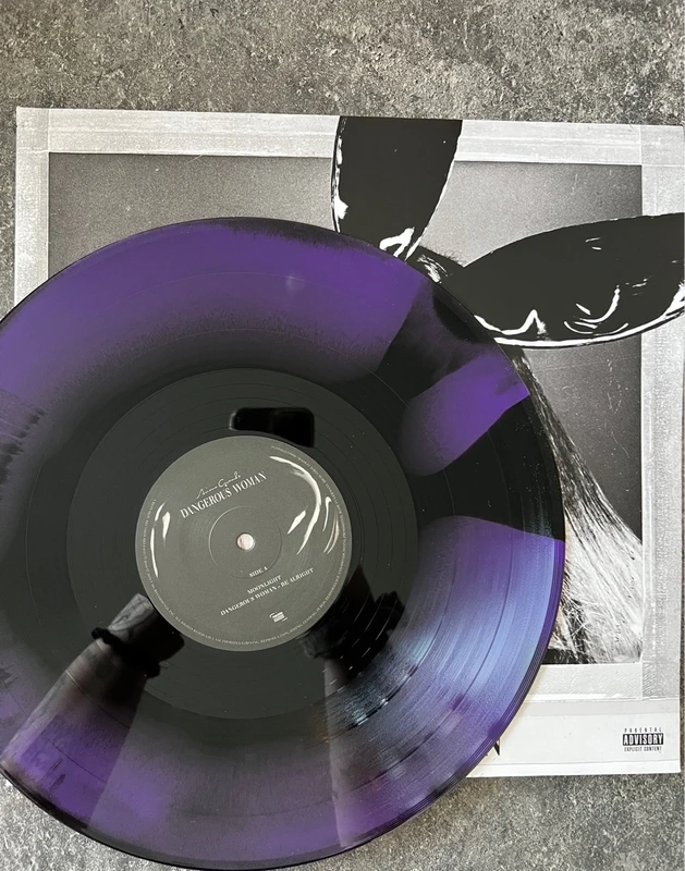 Dangerous Woman - Purple & Black Swirl