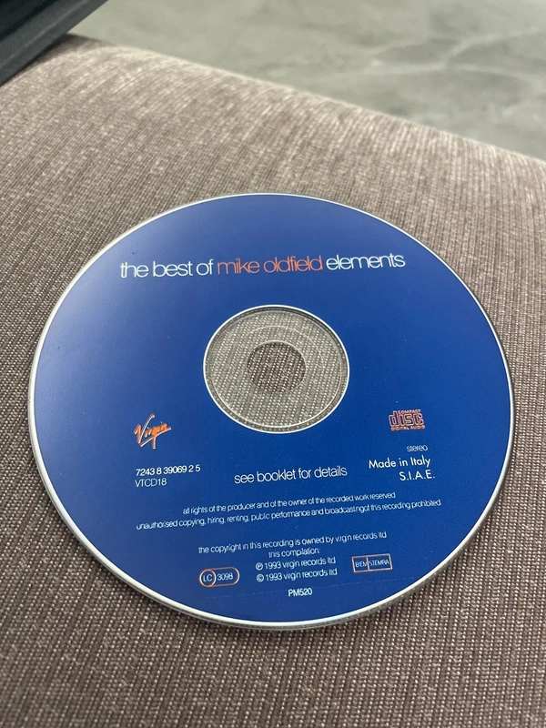 CD Mike oldfield collaborazione con Virgin