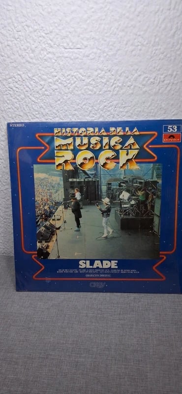 Vinilo de la colección Historia de la Música Rock con el artista Slade.