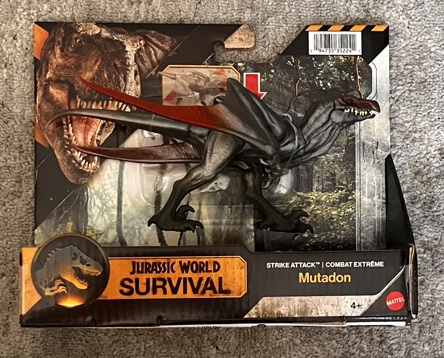 Jurassic World Survival Strike Attack Modellino Mutadon Mattel 4+ Nuovo
