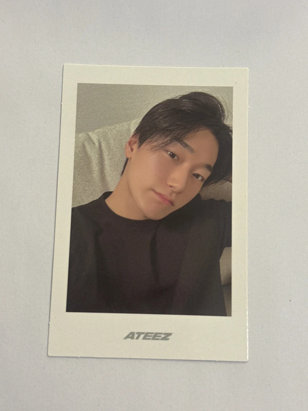 Ateez San Golden Hour Part 3 polaroid