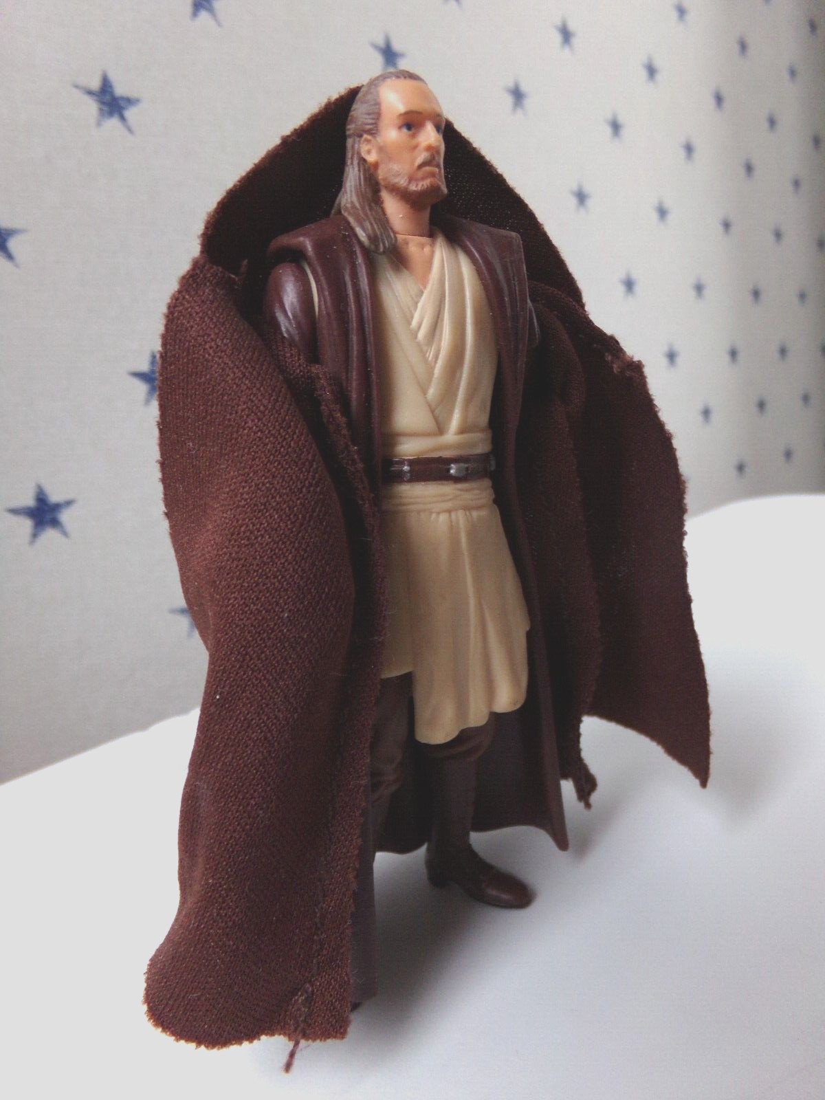 Modellino OBI WAN KENOBI Cape Star Wars raro con 1999 vintage LFL Hasbro $