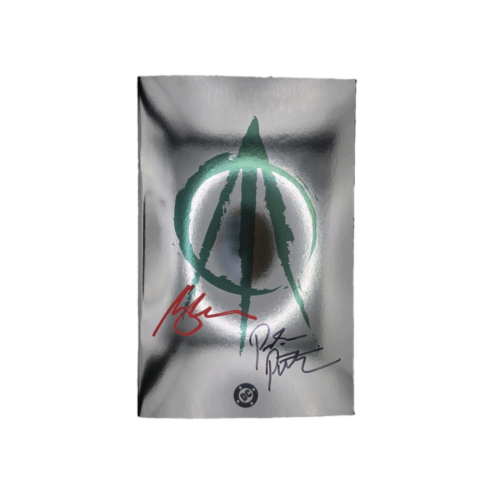 Absolute Green Arrow #1 2x Signed Logo Foil - By Pornsak & Rafael Albuquerque