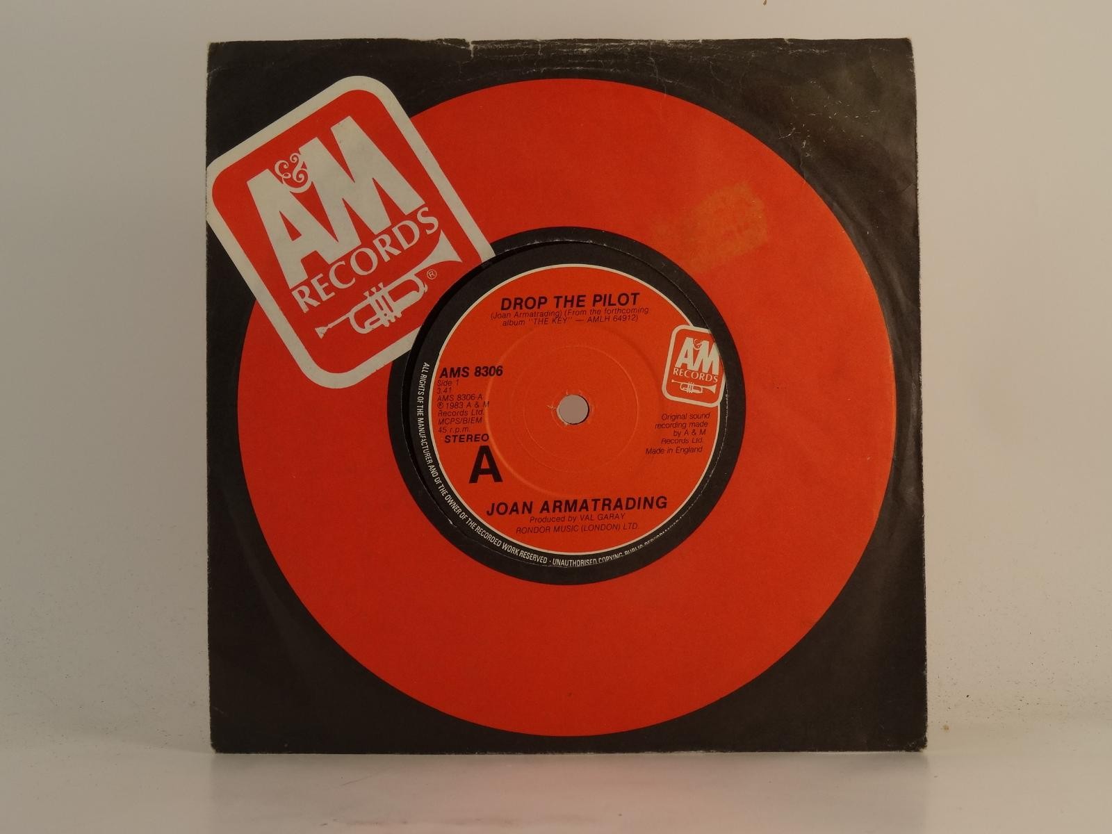JOAN ARMATRADING DROP THE PILOT (1) (78) 2 Track 7" Single including Company Sle