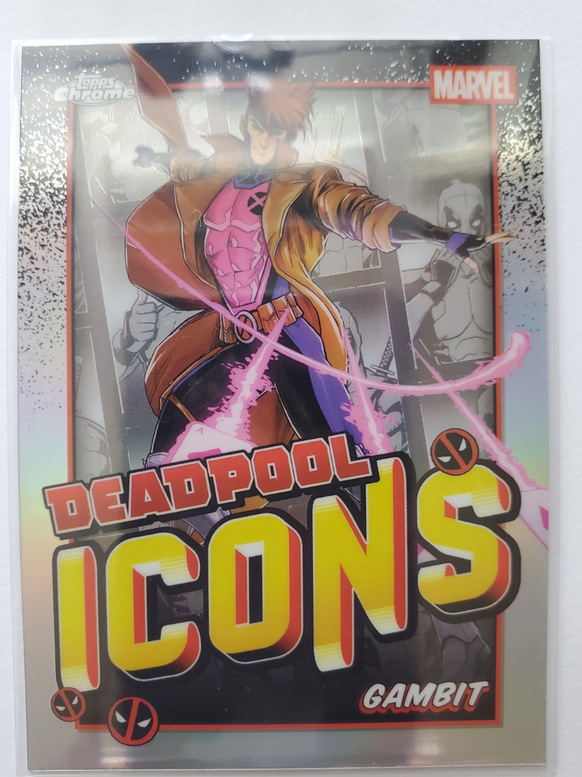 2025 Topps Chrome Marvel Deadpool #DI-4 GAMBIT Icons Insert Card